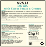 Seven Dog - Adult Duck with Sweet Potato & Orange Grain Free 12kg