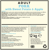 Seven Dog - Adult Pork with Sweet Potato & Apple Grain Free 12kg