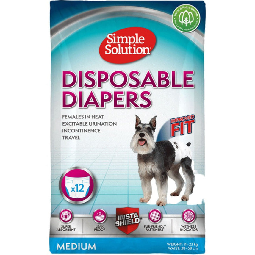 Simple Solutions Disposable Diapers Medium