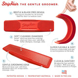 Strip Hair Gentle Groomer Dog & Cat Red