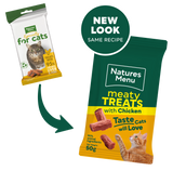 Natures Menu Cat - Meaty Treats Chicken 50g