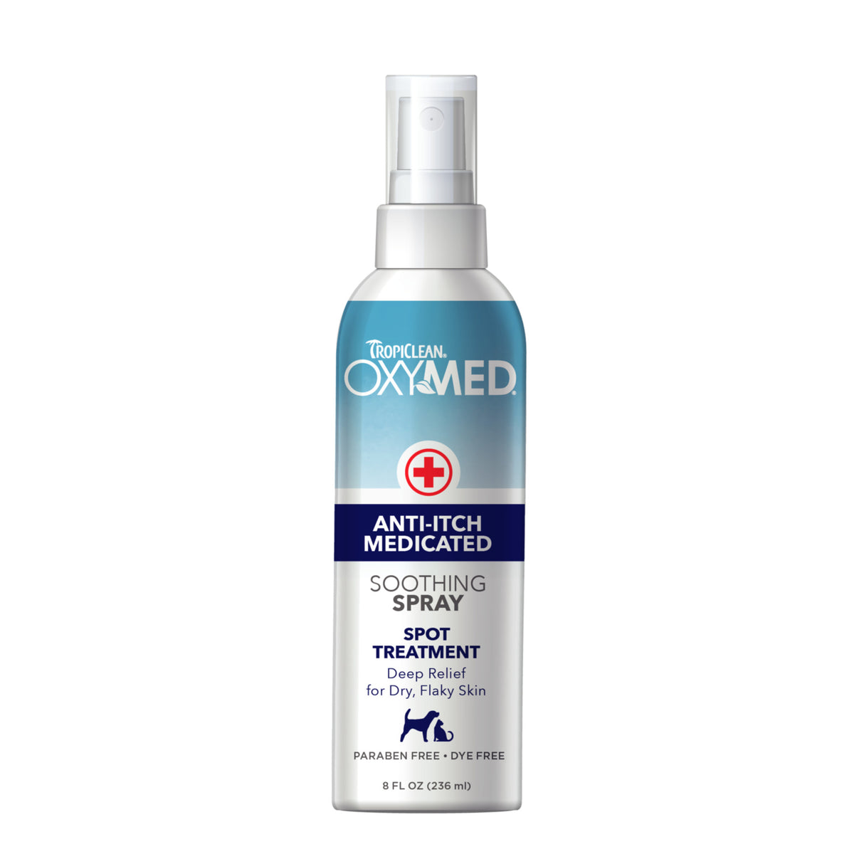 TropiClean OxyMed Medicated Anti Itch Spray 236ml