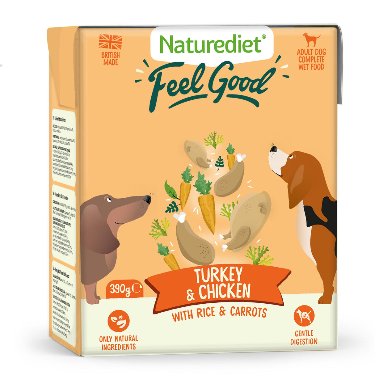 Nature Diet Dog - Turkey & Chicken 18x390g