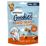 Webbox Goodies Chicken & Salmon Baked Treats 125g