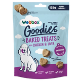 Webbox Goodies Chicken with Liver Baked Treats 125g