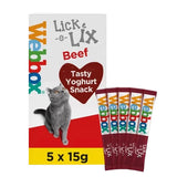 Webbox Lick-e-Lix with Beef Cat Treats 5x15g