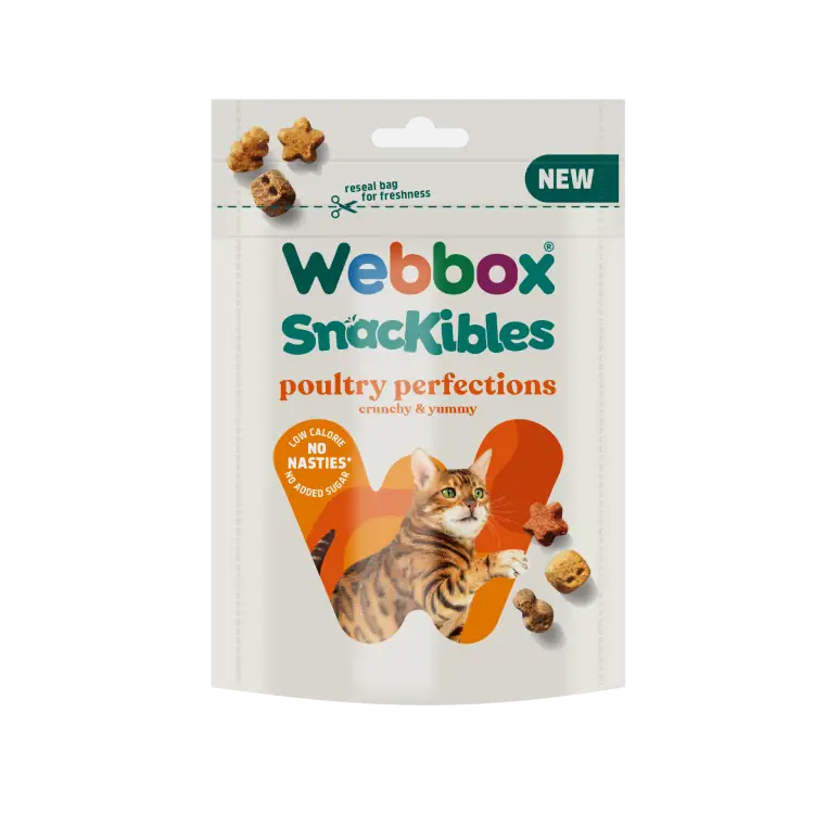 Webbox Snackibles Poultry Perfections Cat Treats 85g