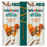 Webbox Tasty Sticks Chicken & Liver Cat Treats 30g