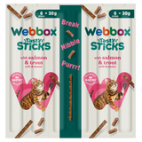 Webbox Tasty Sticks Salmon & Trout Cat Treats 30g
