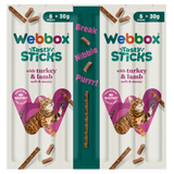 Webbox Tasty Sticks Turkey & Lamb Cat Treats 30g