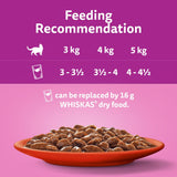 Whiskas Classic Meals in Gravy 1+ Adult Wet Cat Food Pouches 80x85g