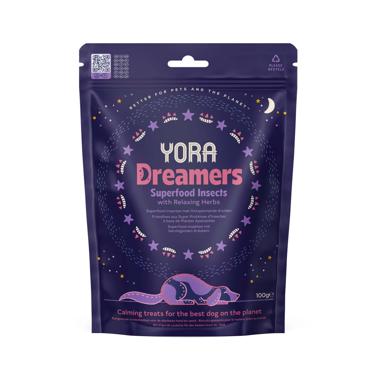 Yora Dog - Dreamers Dog Treats Superfood Insects With Relaxing Herbs 100g