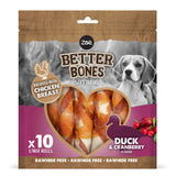 Zoe Better Bones Duck Wrapped Large Rolls 10pk
