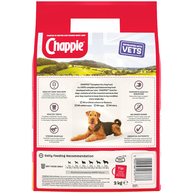 Chappie Dog - Chicken & Wholegrain 3kg