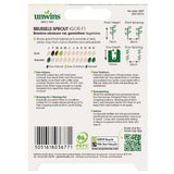 Unwins Brussels Sprout Igor F1 (Organic)