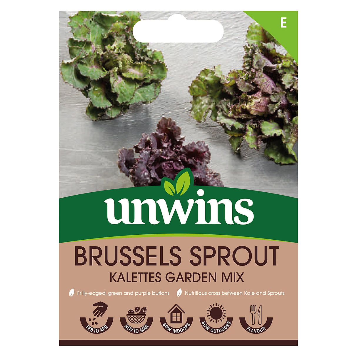 Unwins Brussels Sprout Kalettes Garden Mix