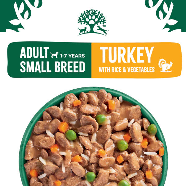 James Wellbeloved Dog - Adult Small Breed Pouch Turkey 12x90g