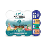 Naturo Dog - Adult Dog Grain & Gluten Free Poultry Selection in Herb Gravy 12x390g