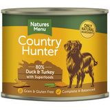 Natures Menu Dog - Country Hunter Cans Duck & Turkey 6x600g