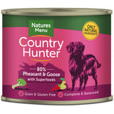 Natures Menu Dog - Country Hunter Cans Pheasant & Goose 6x600g