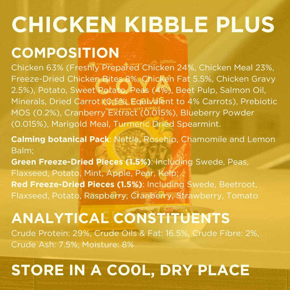 Coya Kibble Plus Adult Chicken 1.5kg