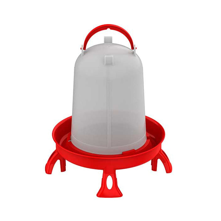 Agrihealth Poultry Eco Drinker With Legs 10L Red