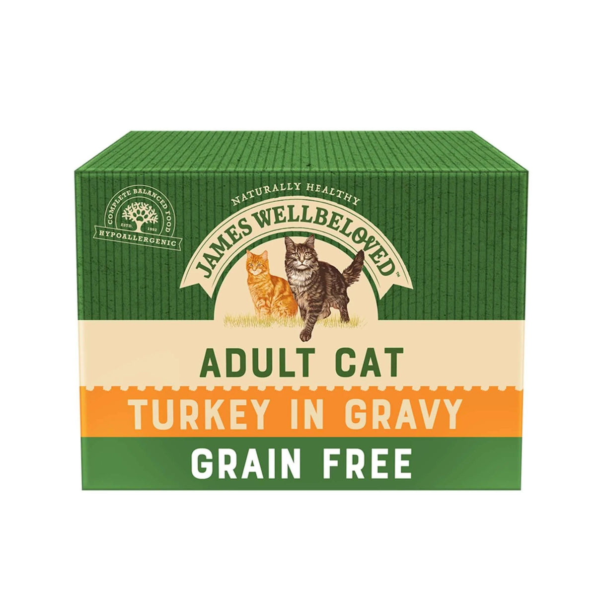 James Wellbeloved Cat - Grain Free Adult Turkey Pouches 12x85g