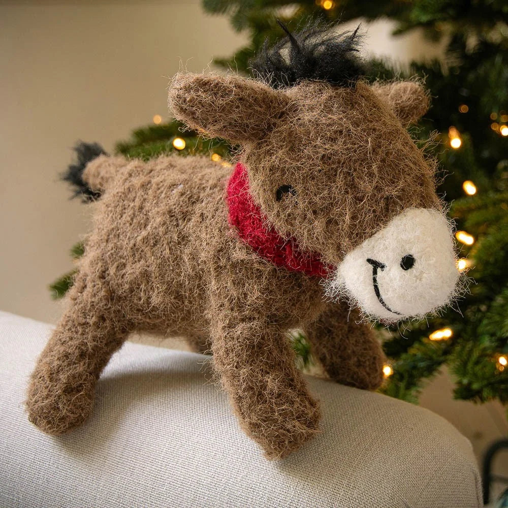Great & Small Cosy Winter Wishes Donkey