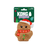 KONG Christmas Holiday Snuzzles Mini Santa Gingerbread XS