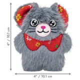 KONG Christmas Snuzzles Mouse