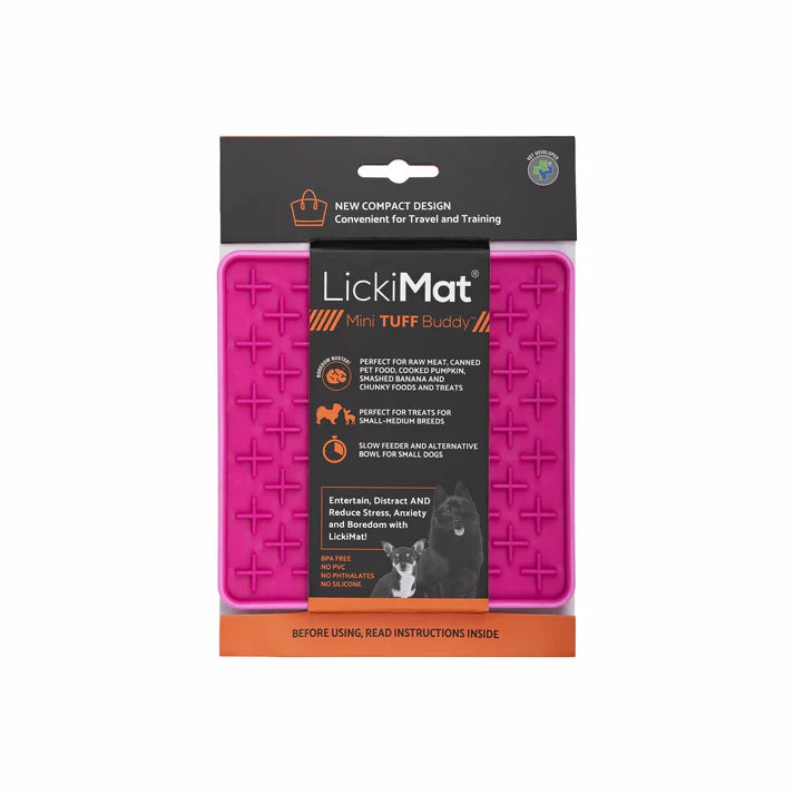 Lickimat Mini Tuff Buddy Pink