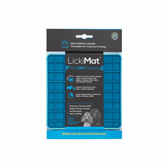 LickiMat Mini Tuff Playdate Turquoise
