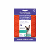 LickiMat Cat Mini Tuff Soother Orange