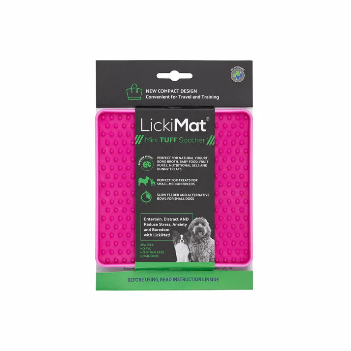 LickiMat Mini Tuff Soother Pink