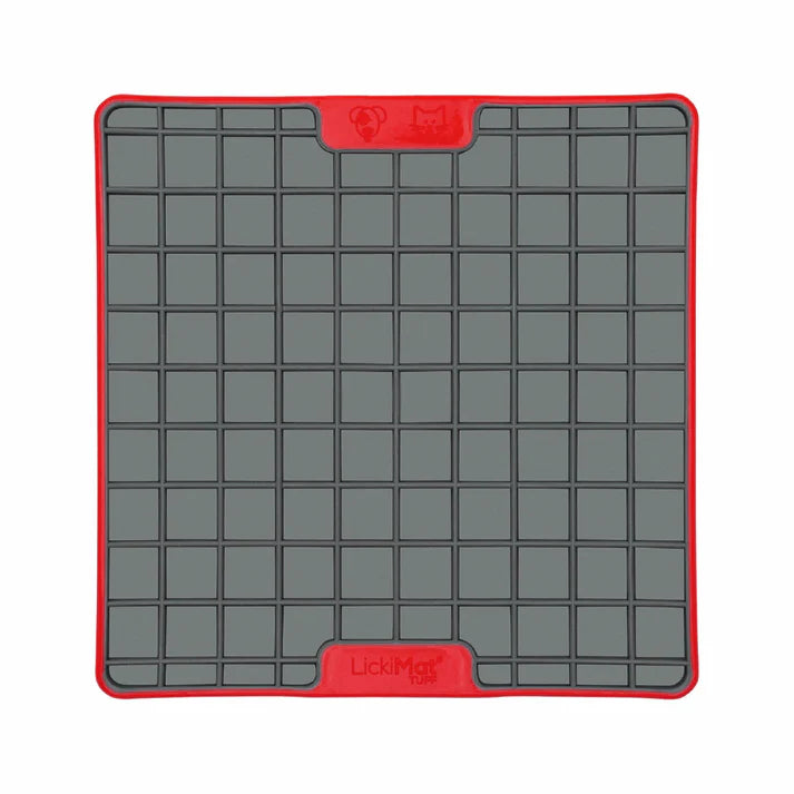 LickiMat Tuff Playdate Red