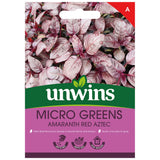 Unwins MicroGreens Amaranth Red Aztec