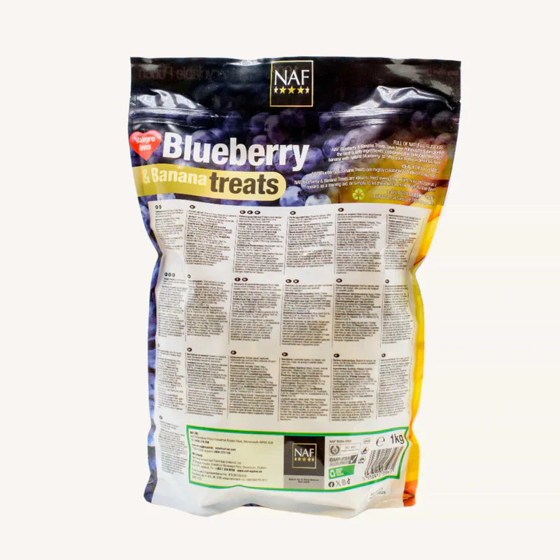 NAF Blueberry & Banana Treats 1kg