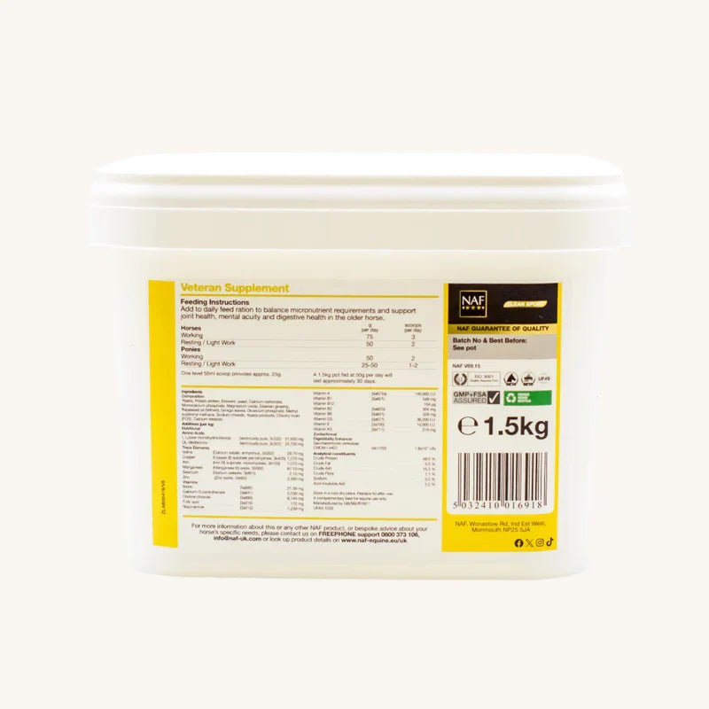 NAF Veteran Supplement 1.5kg
