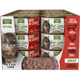 Natures Menu Cat - Adult Beef & Chicken Especially Cans 18x85g