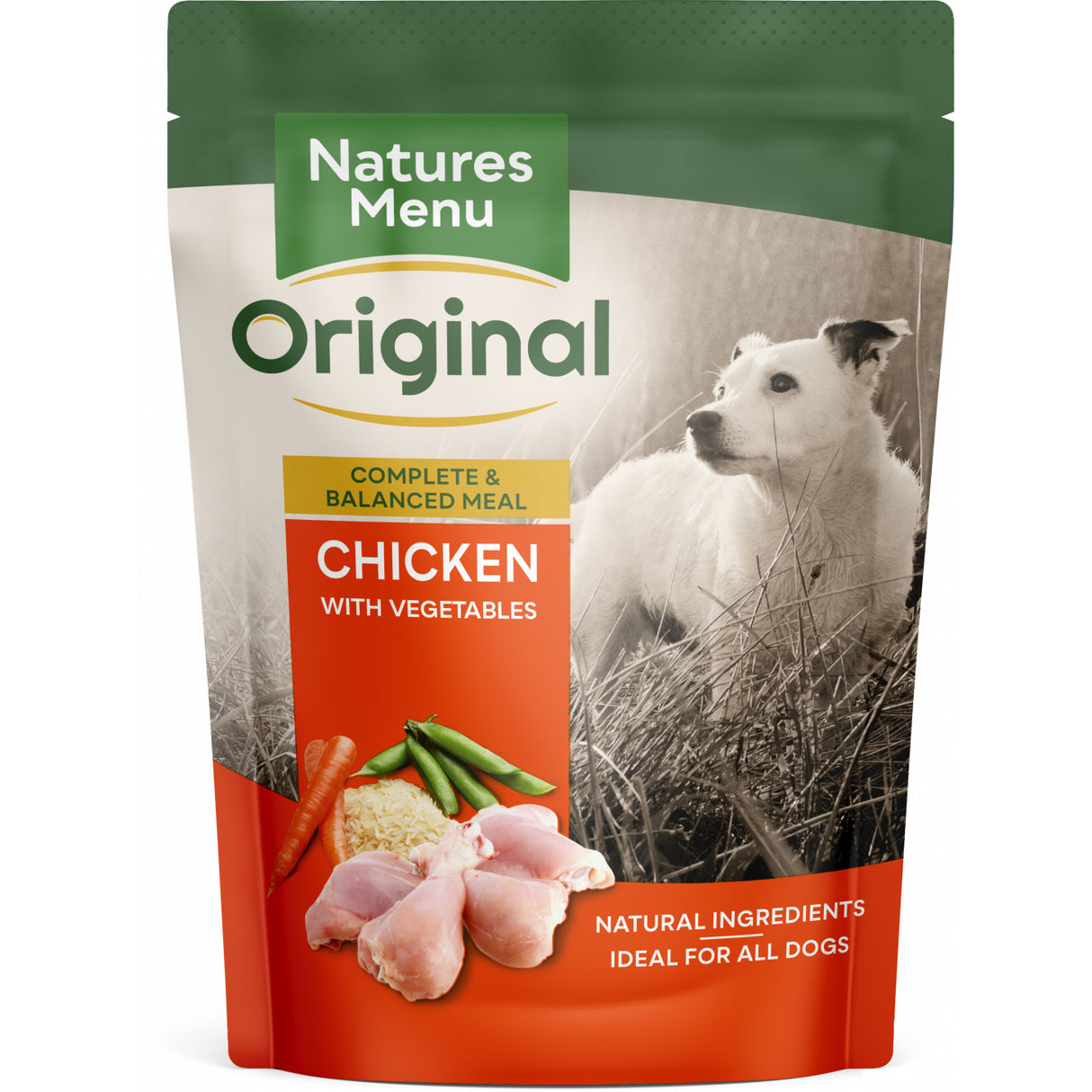 Natures Menu Dog - Adult Pouch Box Chicken With Vegetables 8x300g