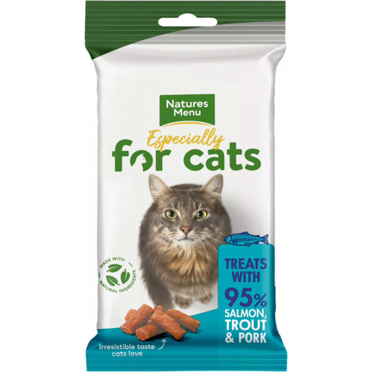 Natures Menu Cat - Treats Salmon and Trout 60g