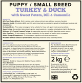 Seven Puppy - Small Breed Turkey & Duck Grain Free 2kg