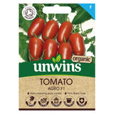 Unwins Tomato (Plum) Agro F1 (Organic)