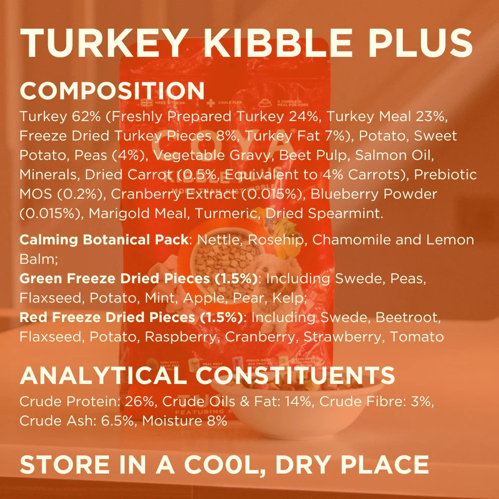 Coya Kibble Plus Adult Turkey 1.5kg