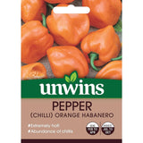 Unwins Pepper (Chilli) Orange Habanero