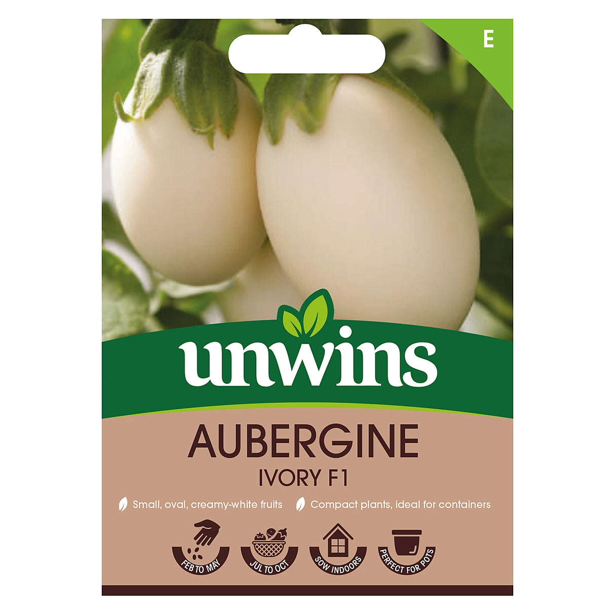 Unwins Aubergine Ivory F1