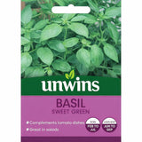 Unwins Basil Sweet Green Herb