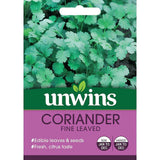 Unwins Herb Coriander Fine Leaved