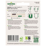 Unwins Onion (Globe) Fasto F1