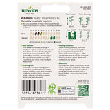Unwins Pumpkin Sweet Lightning F1